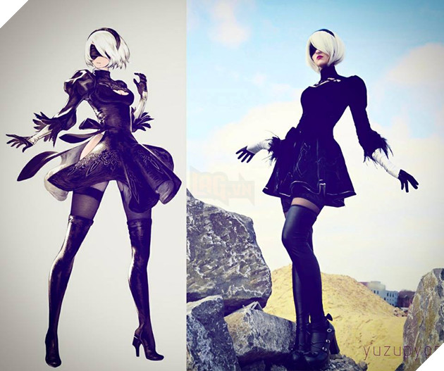 Lại bỏng mắt với bộ ảnh cosplay khác của cô nàng 2B gợi cảm trong Nier: Automata 6