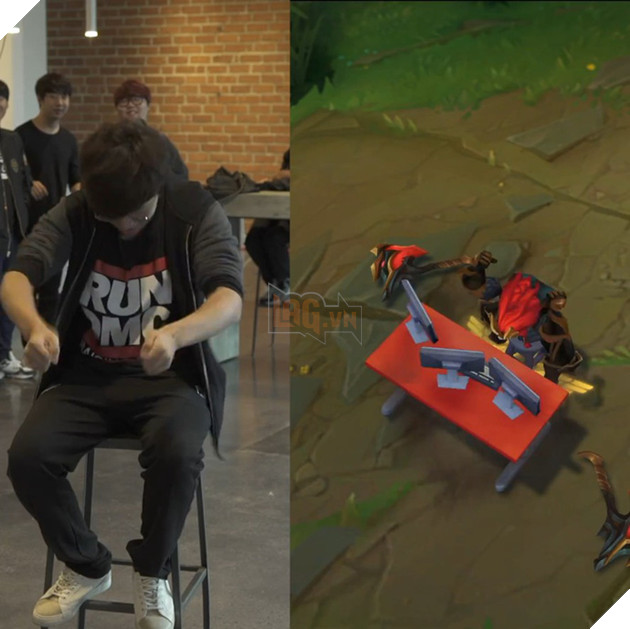 Bang hóa G-Dragon trong skin vinh danh SKT, thế nhưng HLV KkOma bị Riot troll cực đau đớn khi con mắt bị phá hủy