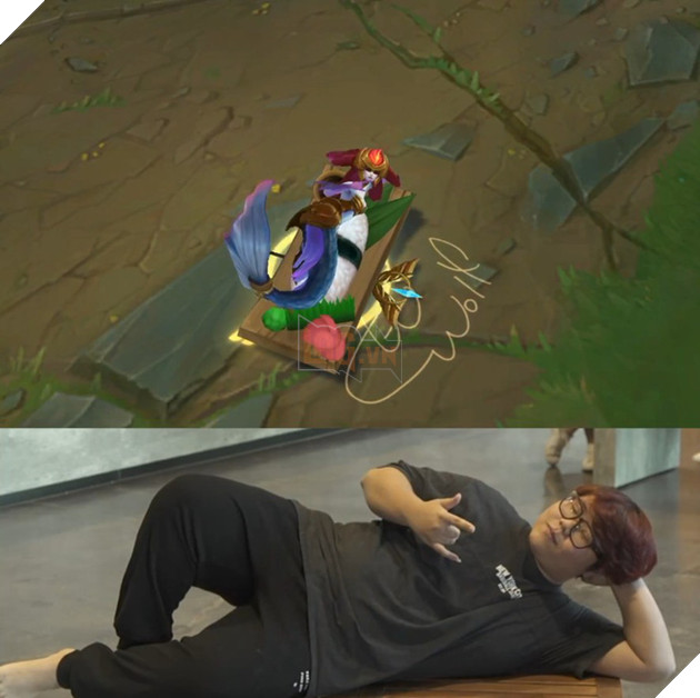 Bang hóa G-Dragon trong skin vinh danh SKT, thế nhưng HLV KkOma bị Riot troll cực đau đớn khi con mắt bị phá hủy