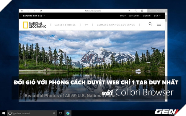 Trình duyệt website Colibri, kẻ đi ngược xu hướng: chỉ có đúng 1 tab, muốn xem site khác thì mở cửa sổ mới nhé