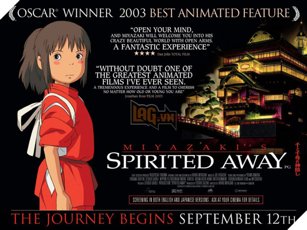 Sau 15 năm, Spirited Away về nhì trong BXH phim điện ảnh của thế kỷ - Ảnh 1.