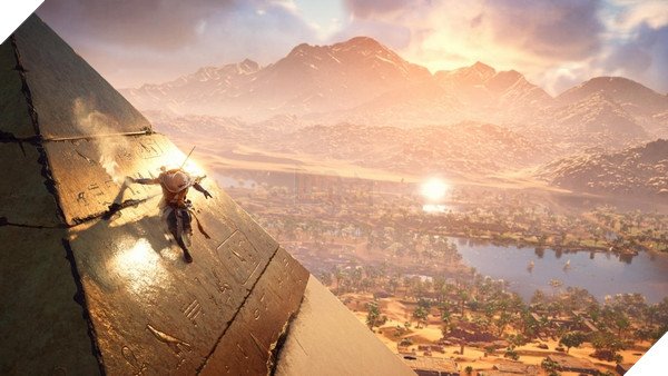 Kim tự tháp trong Origins có vẻ hơi "phẳng" so với thực tế nhỉ?