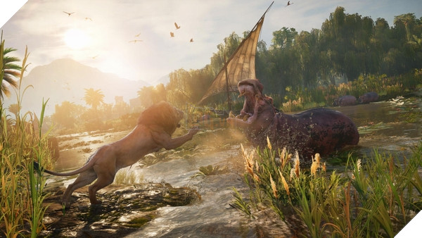 Đời sống hoang dã trong Assassin's Creed: Origins rất đa dạng và phong phú