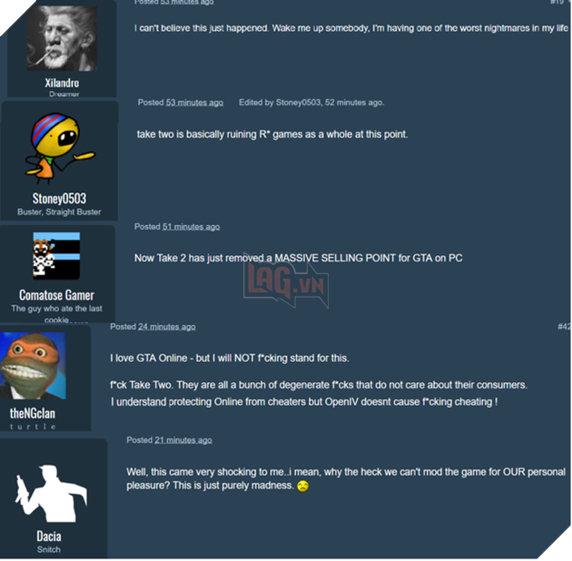 Cha đẻ GTA V ăn gạch đá dữ dội từ cộng đồng modder vì cấm tool hỗ trợ nổi tiếng OpenIV