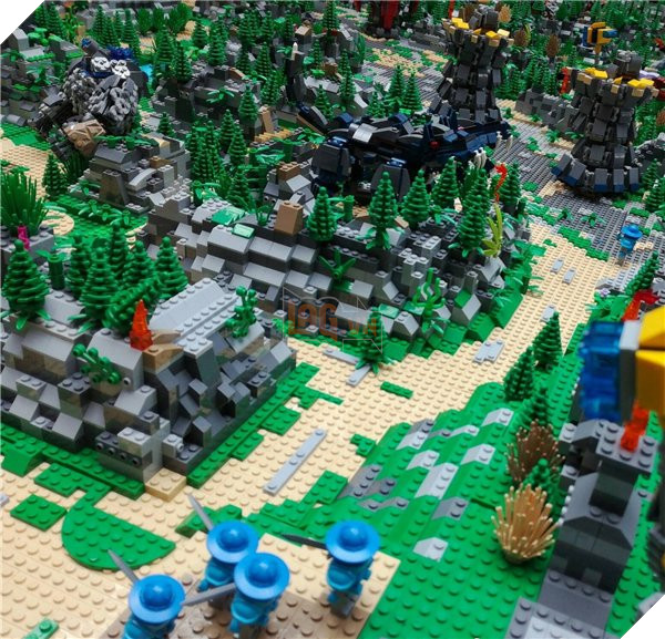 Cả một thế giới LMHT rộng lớn được mô phỏng bằng những “cục gạch” LEGO 4