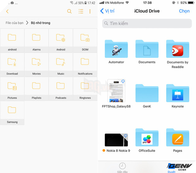 
Ứng dụng quản lý tập tin cũng là một tính năng của iOS 11 mà người dùng Android, Windows Phone, hay thậm chí... Symbian đã có từ lâu
