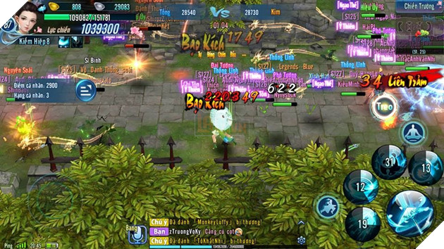 VLTK Mobile: Chiến trường Tống Kim liên server và những trận đấu mất cân bằng