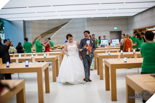 Bộ ảnh cưới của cặp đôi fan cuồng Apple tại Apple Store gây sốt - Ảnh 6.
