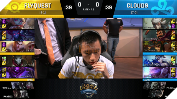 Tường thuật trận đấu giữa Fly Quest và Cloud 9 ngày 19/06/2017