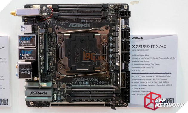  Quái vật tí hon ASRock X299E-ITX/ac - bo mạch chủ cao cấp nhỏ gọn trong lòng bàn tay 3