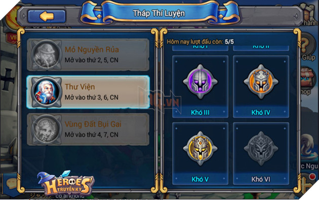 
Heroes Truyền Kỳ hứa hẹn sẽ thỏa mãn những game thủ yêu thích chiến thuật bằng nhiều thách thức khó nhằn nhất
