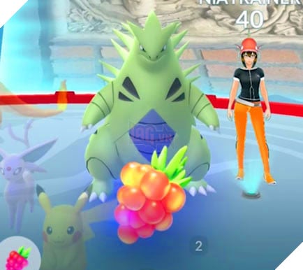 Golden Razz Berry hỗ trợ tăng điểm động lực cho Pokemon giữ Gym