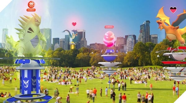 Raid Battles là tính năng hoàn toàn mới trong Pokemon Go