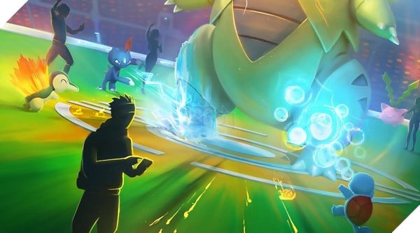 Nhiều người chơi sẽ phải hợp sức với nhau trong một trận Raid Battle