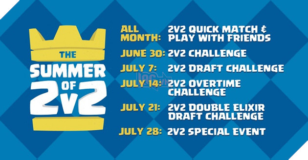 Clash Royale: Bạn đã chuẩn bị cho hàng loạt sự kiện Mùa Hè 2v2 chưa? 2