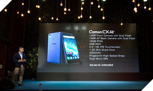 Tecno Mobile chào sân thị trường Việt Nam bằng bốn mẫu điện thoại giá chỉ từ 3-5 triệu. 4