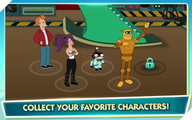 Futurama: Worlds of Tomorrow - Phim hoạt hình huyền thoại đã có phiên bản game mobile