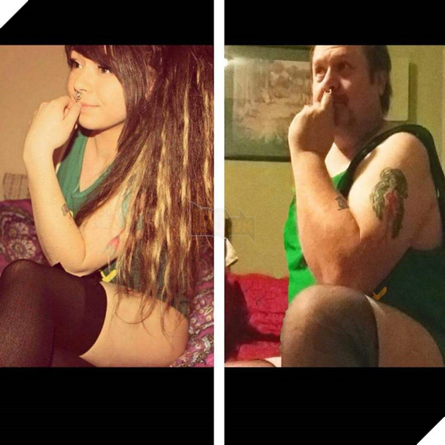 Ông bố lầy nhất hệ Mặt trời tung loạt ảnh bắt chước kiểu sexy của con gái rượu - Ảnh 21.