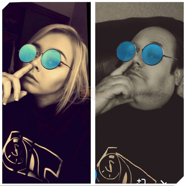 Ông bố lầy nhất hệ Mặt trời tung loạt ảnh bắt chước kiểu sexy của con gái rượu - Ảnh 1.