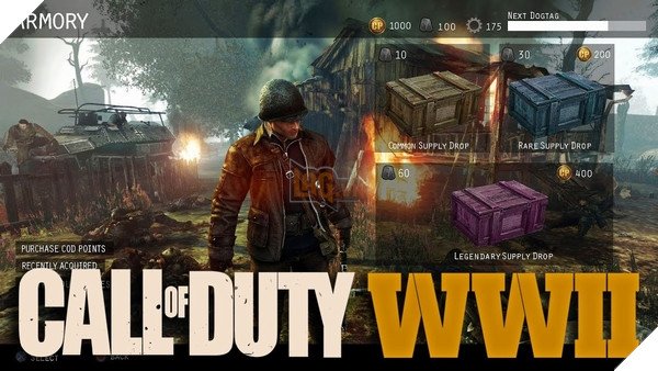 Mở hộp sẽ chỉ có trang phục cho vũ khí và trang thiết bị mà thôi