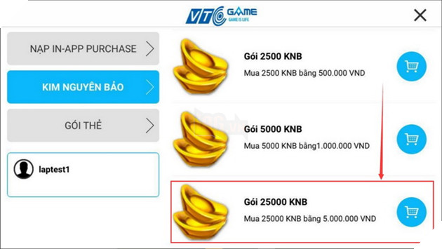 Quan Vân Trường: Tổng hợp những cách nạp Kim Nguyên Bảo đơn giản và bảo đảm nhất 2