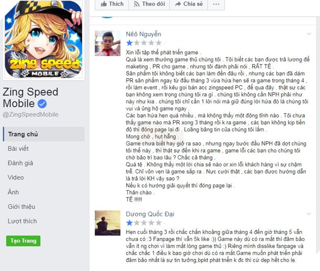 Số phận Zing Speed Mobile sẽ đi về đâu khi qua nhiều tháng vẫn im hơi lặng tiếng 4