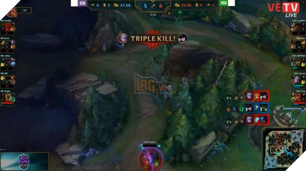 Tổng kết Khu Vực Đại Chiến ngày 2: LJL giữ vững ngôi đầu, GPL đại bại 18