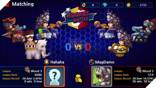 Một người chơi có thể điều khiển lần lượt 3 - 4 chiếc mobile khác nhau trong đấu 1-1