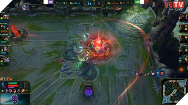 Tổng kết Khu Vực Đại Chiến ngày 2: LJL giữ vững ngôi đầu, GPL đại bại 10