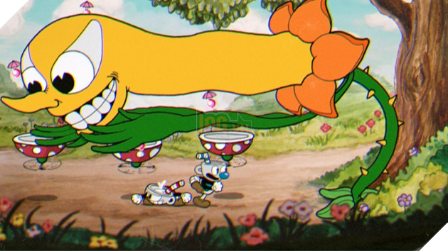Bom tấn bắn súng màn hình ngang Cuphead nói không với PS4 2