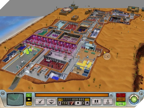 Evil Genius 1 ra mắt năm 2004, kết hợp lối chơi xây dựng căn cứ và chiến đấu thời gian thực thú vị