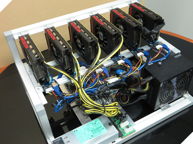 Nhiều người đang kiếm bộn tiền nhờ bán những dàn máy chuyên để đào tiền ảo 2