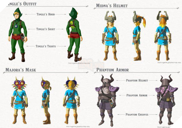 Những bộ trang phục gây tranh cãi trong bản mở rộng của Breath of the Wild