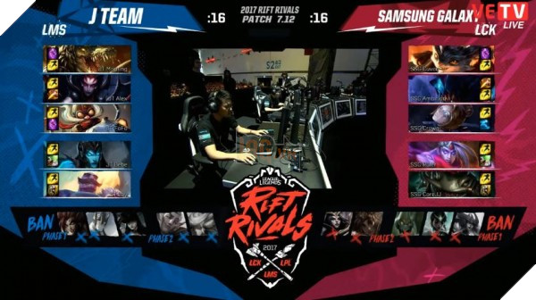 Tổng hợp kết quả Rift Rivals - Khu Vực Đai Chiến 2017 LCK, LPL, LMS