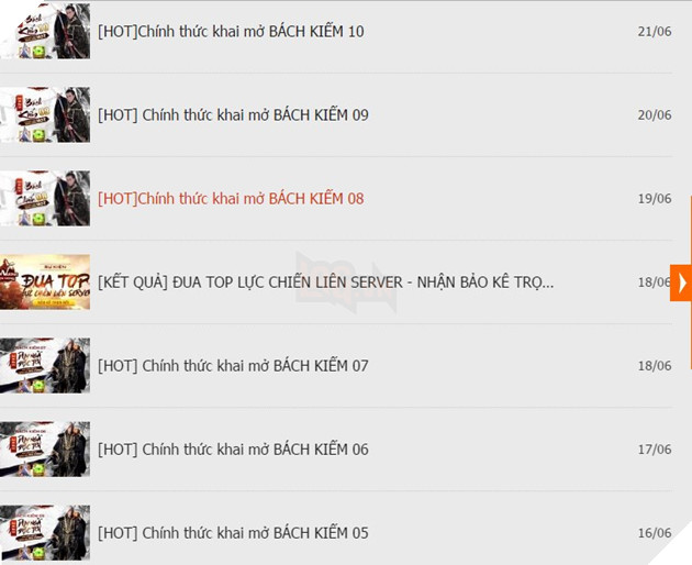 Kiếm Vương Chi Mộng liên tục mở server mới nhưng vẫn vắng bóng game thủ tham gia 5