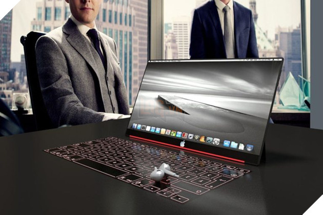 Concept MacBook-i: phép lai ấn tượng giữa MacBook và iPad 4