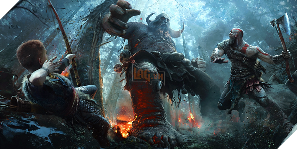 Atreus sẽ hỗ trợ hết sức mình cho cha Kratos trong chiến đấu