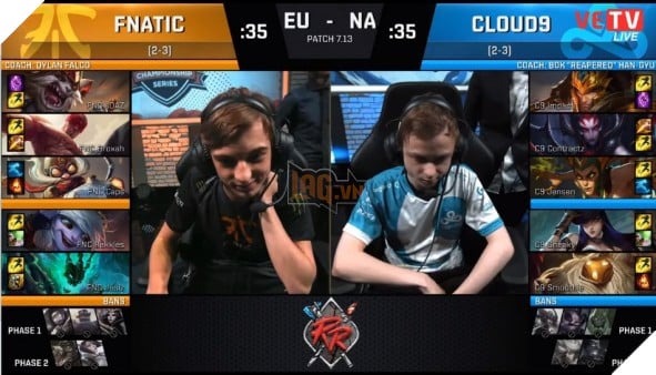 Tổng hợp kết quả Rift Rivals - Khu Vực Đai Chiến 2017 LCS EU vs NA 5