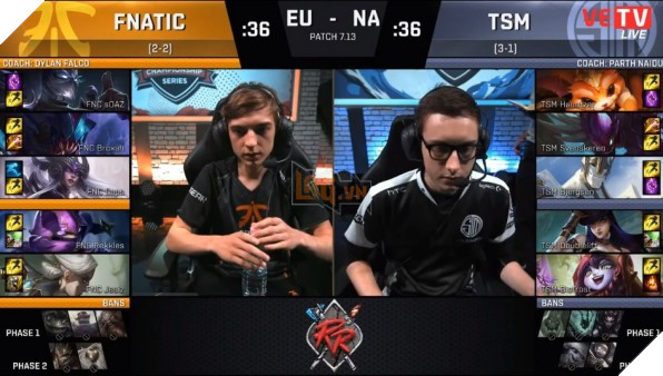 Tổng hợp kết quả Rift Rivals - Khu Vực Đai Chiến 2017 LCS EU vs NA 3