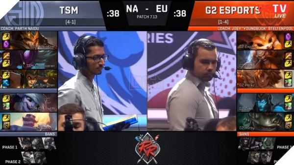 Tổng hợp kết quả Rift Rivals - Khu Vực Đai Chiến 2017 LCS EU vs NA 6