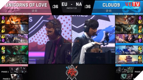 Tổng hợp kết quả Rift Rivals - Khu Vực Đai Chiến 2017 LCS EU vs NA 2