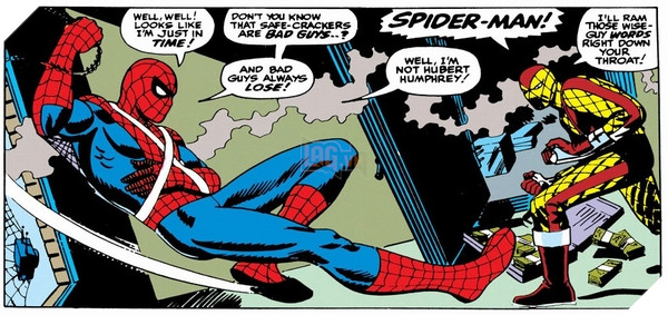 Tuy là một siêu tội phạm, The Shocker không được nhắc nhiều trong truyện tranh Spider-Man