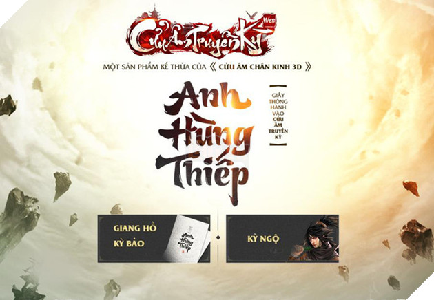 
Anh Hùng Thiếp – Giấy thông hành vào Cửu Âm Truyền Kỳ
