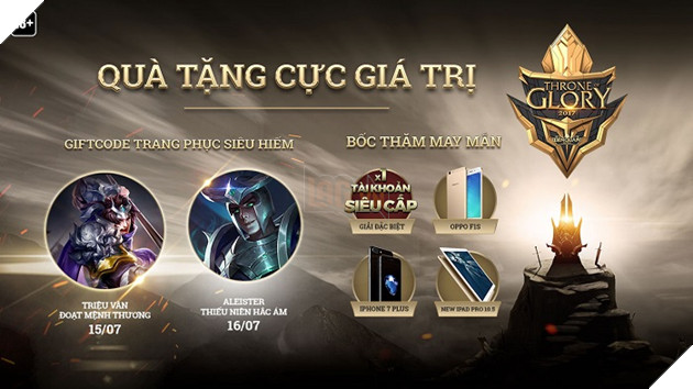 Garena TOG 2017: Những phần quà nào đang chờ đón bạn tại sự kiện LQM lớn nhất năm nay