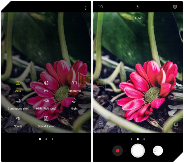 
Giao diện chụp ảnh của hai máy đều khá tiện lợi, dễ dùng, nhiều chế độ và tính năng.
