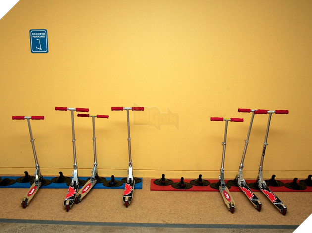 Google's New York City offices are so big, employees may need a scooter to get from place to place.