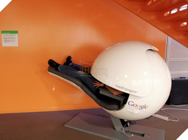 They can also take a nap inside a nap pod, which completely blocks out light and sound.