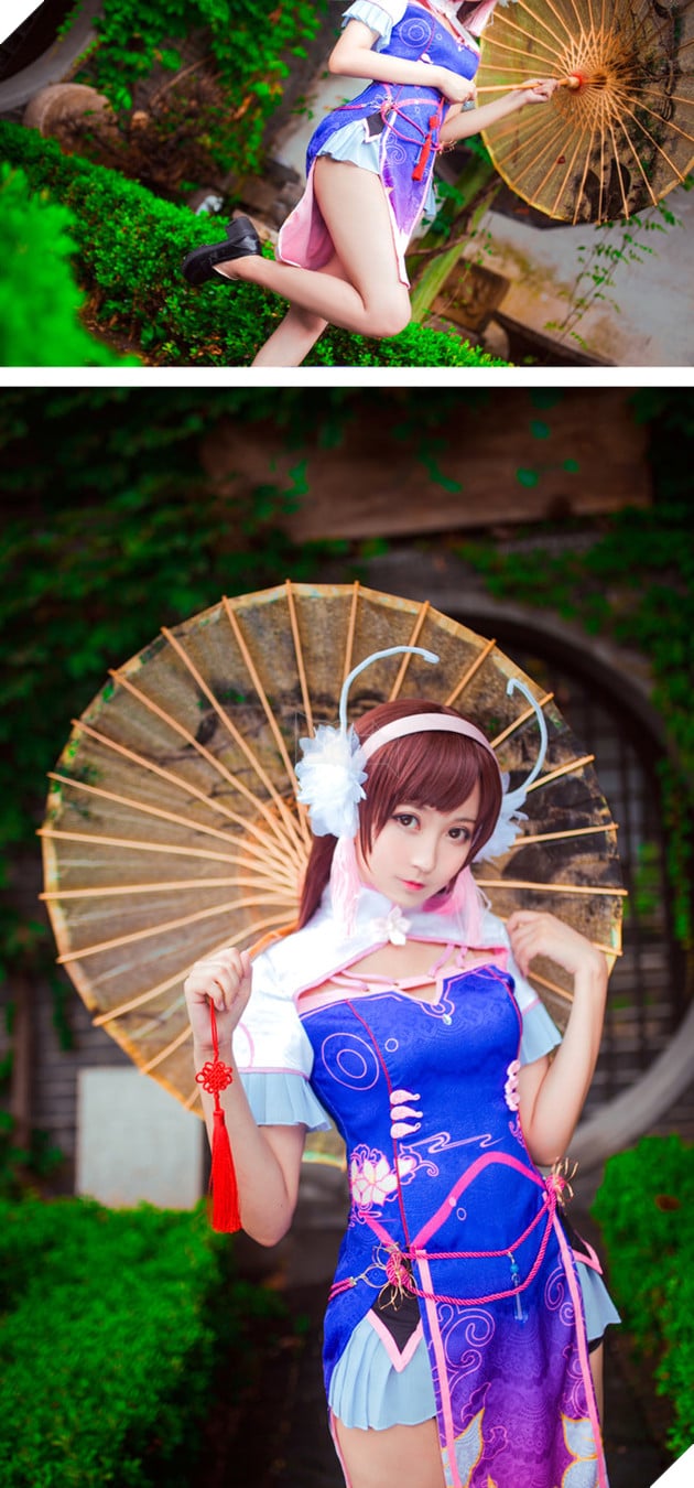 Tuyệt vời cosplay D.Va cực dễ thương đến từ mỹ nữ xứ Trung
