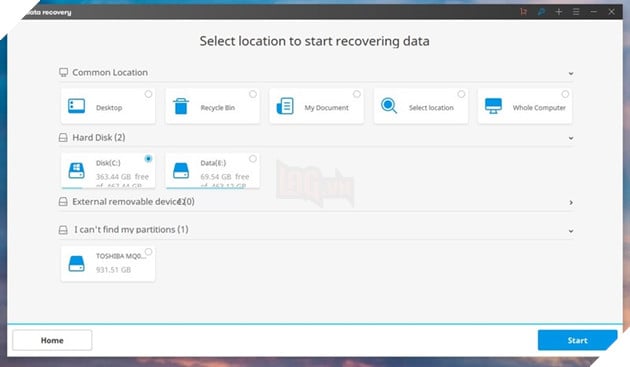 Wondershare Data Recovery