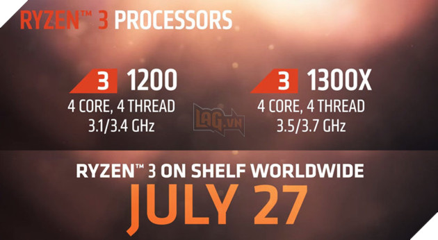 Rò rỉ thông tin và ngày ra mắt của 2 CPU Ryzen 3 2